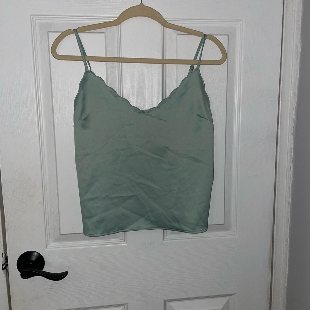 Sea green blouse